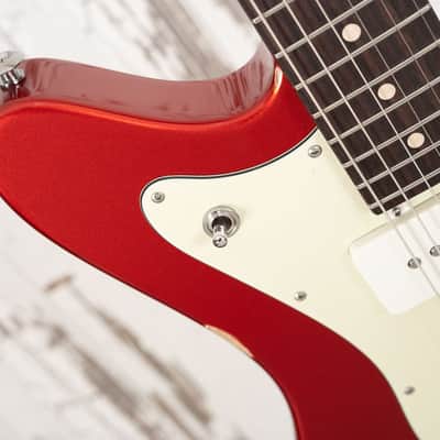 Suhr Classic JM Antique Limited Edition - Candy Apple Red w/ Mastery Vibrato image 15