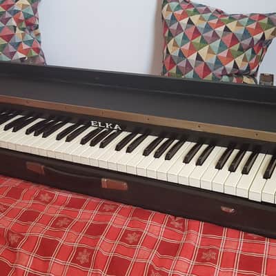 Elka "Piano 88" vintage transistor organ synth Italy image 4