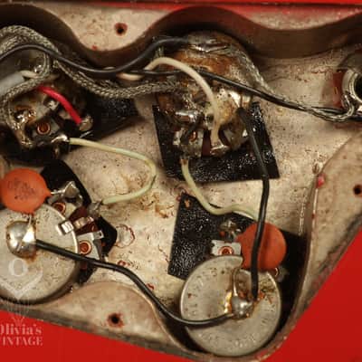 1965 Gibson reverse Firebird III w/non-reverse headstock original CARDINAL RED!! image 20