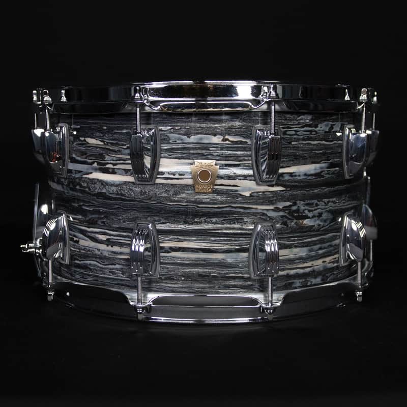 Ludwig 14" x 8" Classic Maple Snare Drum, Vintage Black Oyster image 1