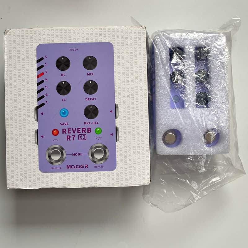 Mooer R7 X2 Reverb 2021 - Lavender image 1