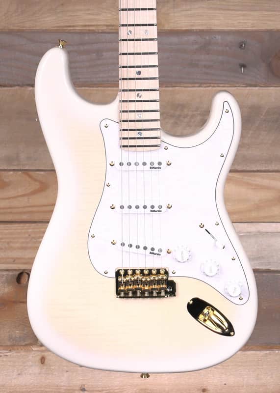 Fender Richie Kotzen Stratocaster Electric Guitar Transparent White Burst w/ Gigbag image 1