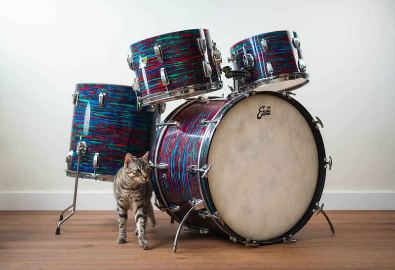 Ludwig Psychedelic Red 1970 image 1
