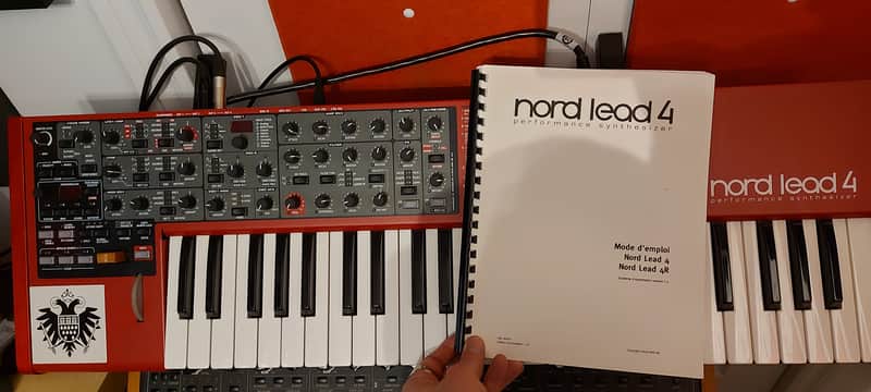 Nord Lead 4 49-Key 20-Voice Polyphonic Synthesizer 2013 - 2020 - Red image 1