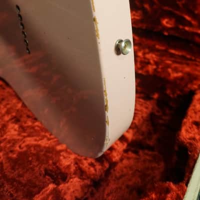 2019 Fender Custom Shop Limited Edition NAMM ‘63 Telecaster Relic Shell Pink Matching Headstock | 1-of-1 Custom Color Spec image 19