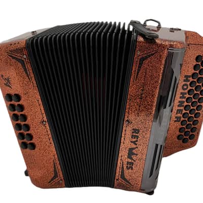 Hohner Anacleto Rey Especial FBE Accordion--COPPER image 9
