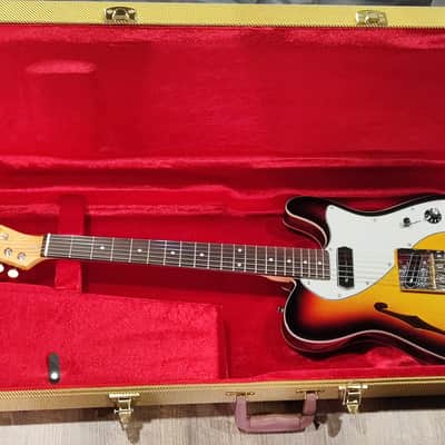 MyDream Partcaster Custom Built - Thinline Sunburst Freeway Charlie Christian image 4