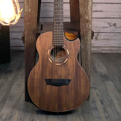 Washburn Comfort G-Mini 55 Koa Natural w/ Gig Bag image 1