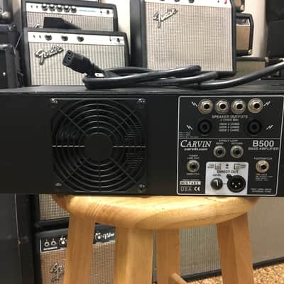 Carvin B500 Bass Amp 2005 Black image 4