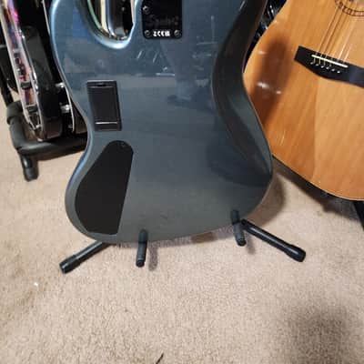Squier Contemporary Active Jazz Bass V HH 2022 - Present - Gunmetal Metallic image 6