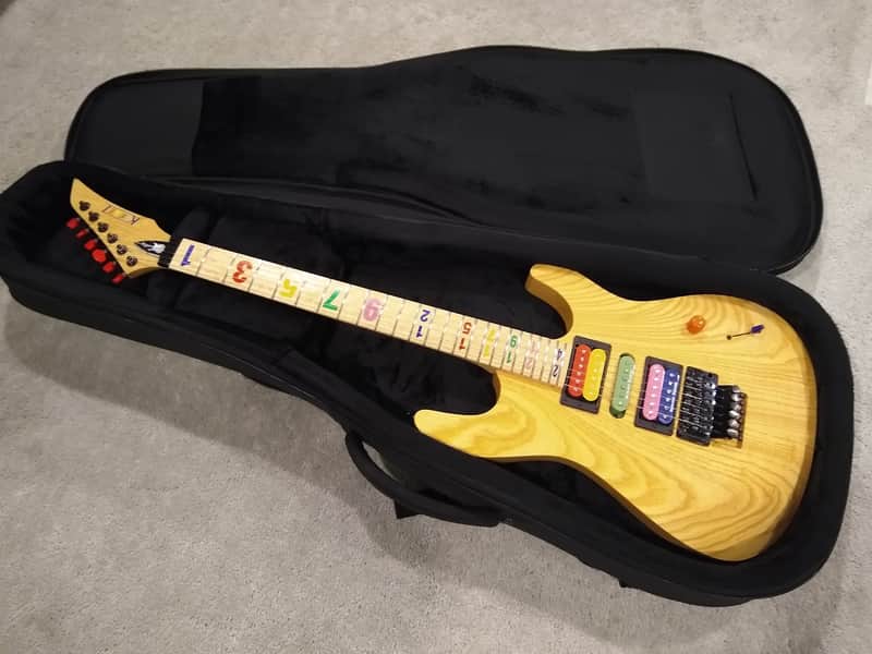 Kiesel JB24 Jason Becker Tribute Numbers Guitar Natural image 1