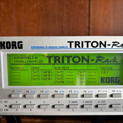 Korg Triton Rack Synthesizer/Sampler Workstation Ver 1.5.3 w/ FULL SIMM power supply image 6