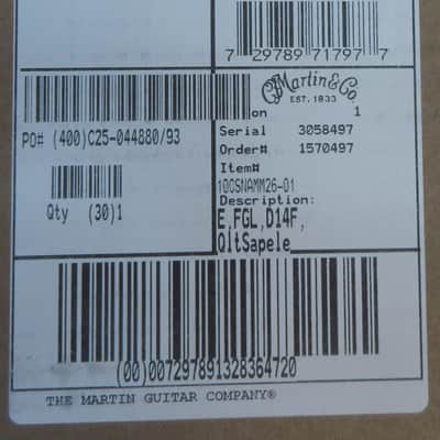 Martin Custom Shop Quilted Pommele Sapele D-41 Style 2026 Natural image 17