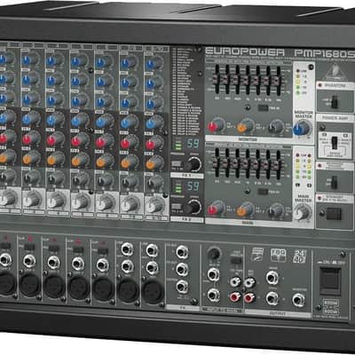 Behringer PMP1680S Europower 10-Channel Powered Mixer (1600 Watts), Open Box (Like New) image 4