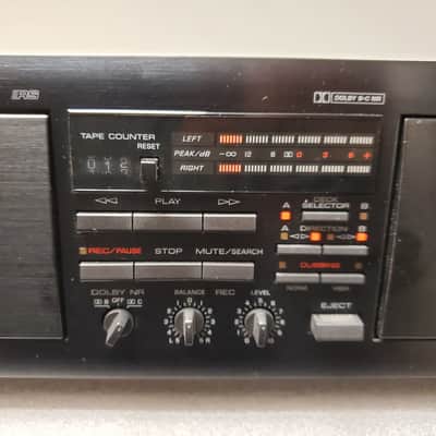 Yamaha KX-W262 dual auto-reverse cassette deck image 3