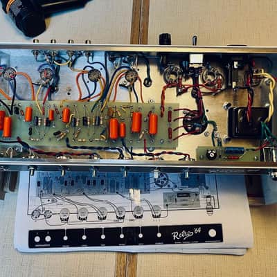 Retro ’64 Handbuilt & Handwired 1964 Fender Princeton Reverb Clone by Trinity Amps in Ontario, Canada (Custom-Ordered with 12" UK-Made Celestion Vintage 30 Speaker) image 4