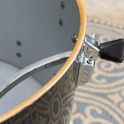1980s Ludwig "Big Beat" Black Cortex Drum Kit image 14