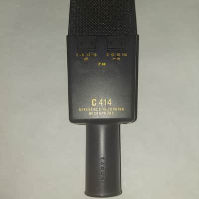 AKG C414 XLII Large Diaphragm Multipattern Condenser Microphone 2010s - Black image 3