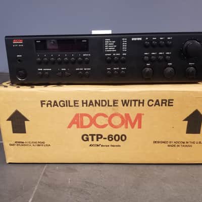Adcom ADCOM GTP-600 Stereo Surround Sound Tuner Preamplifier/Processor Black image 1