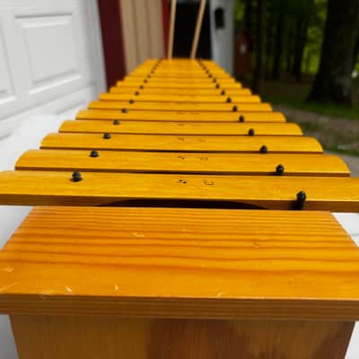 Sonor TAKX100 Palisono Tenor Xylophone 1992 - Rosewood/Pinewood Reso Box image 4
