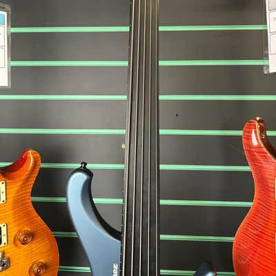 Ibanez EHB1005F-AOM Arctic Ocean Matte 2023 5-String Fretless Electric Bass image 6