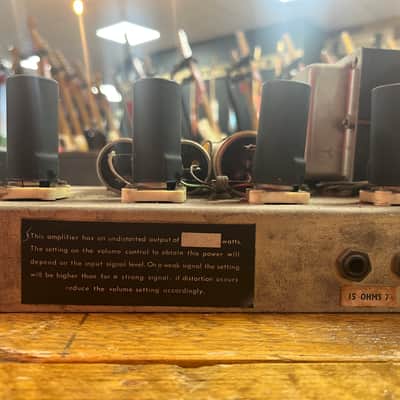 Selmer Truvoice Treble N Bass 50 Fifty Valve Amplifier Head 1960's image 16