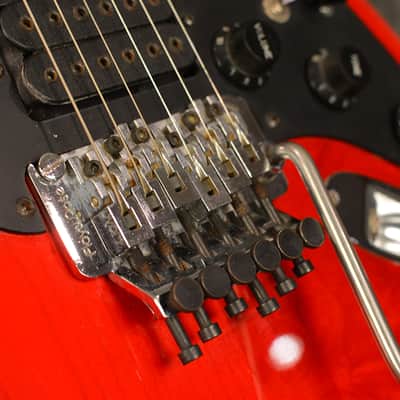Kramer Pacer Deluxe HSS Vintage 1983 Floyd Rose Cherry Finish w Factory Hardshell Case We Ship FAST image 9