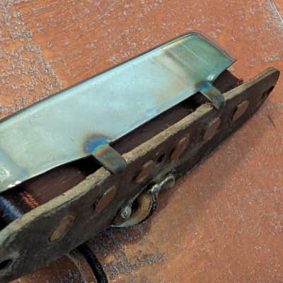 Fender Telecaster Blackguard Neck Pickup Original Vintage 1952 Chrome Amazing! image 8