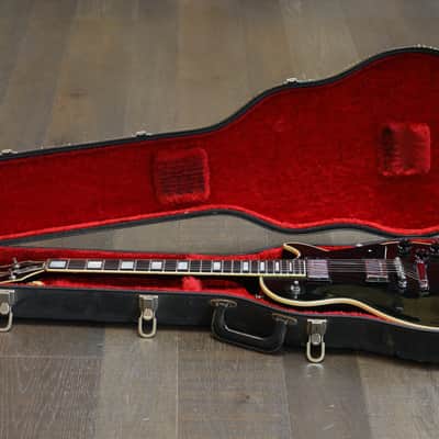 1974 Gibson Les Paul Custom Electric Guitar Black Ebony w/ Nickel Hardware + OHSC image 21