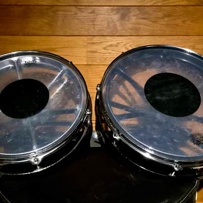 Remo Set 12" and 14" including stand 1990s - Chrome and black image 8