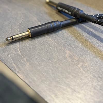 Samson Tourtek Pro TPIW 25ft Woven Instrument Cable - Straight 1/4” - Black/White Tweed image 5