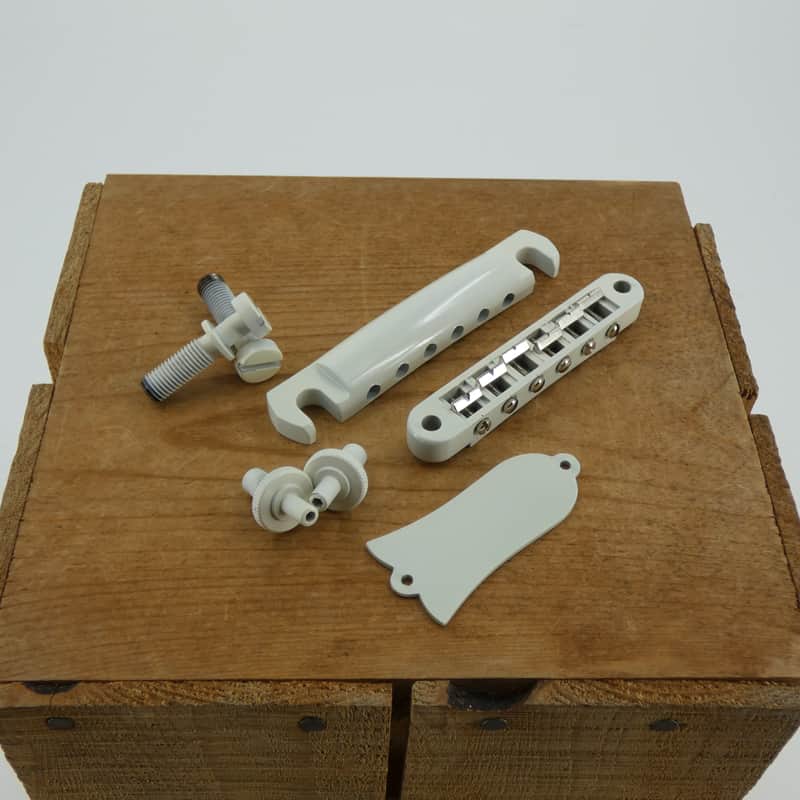 Norlin Cerakote® Parts Kit for Gibson® Guitars | 1 of 1 Prototype (9-Pieces) - Snow White image 1
