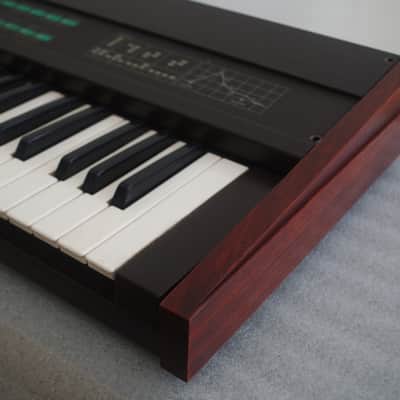 Wood ends for Yamaha DX7 DX9 synthesizer Side panels End caps Red Wood image 3