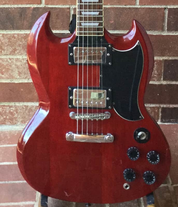 Samick 1995 Artist Series SG-450 Electric Guitar - Wine Red image 1