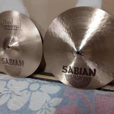 Sabian 14" HH Hand Hammered Regular Hi-Hat Cymbals (Pair) 1992 - 1998 - Natural image 3
