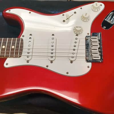 Fender USA 50th anniversary stratocaster 1996 - Metallic red image 2