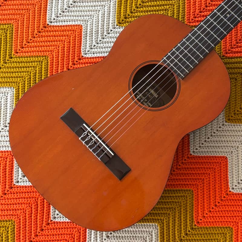 Yamaha Mini Travel Guitar - 1970’s Super Vibey Travel Guitar! - Great Tiny Guitar! - image 1
