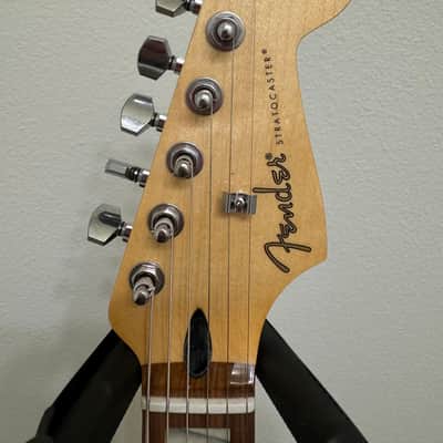 Partscaster Thinline S-Style - Turquoise Stain (Semi-Hollow Fender Strat) image 4
