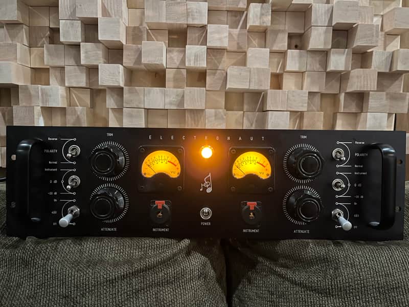 Electronaut M63 2-channel tube mic/instrument preamplifier image 1