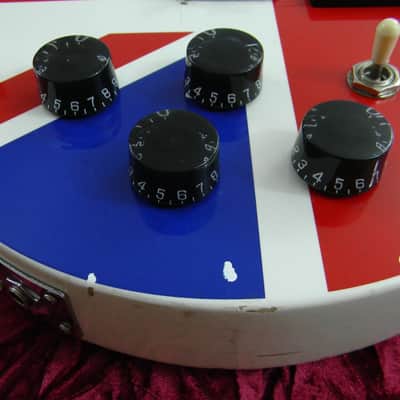 Washburn Lyon Limited Edition Def Leppard Union Jack British Flag Guitar Body image 6