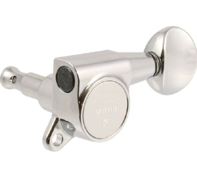 Gotoh Nickel 6-in-line Mini Tuners TK-0760-001 image 1