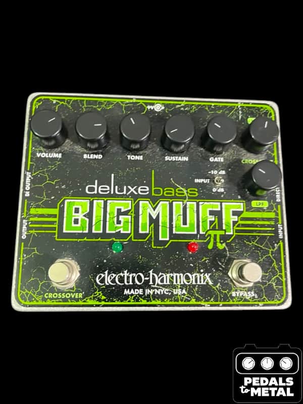 Electro-Harmonix Deluxe Bass Big Muff Pi Distortion / Sustainer 2012 - Present - Black / Green - X18975 image 1