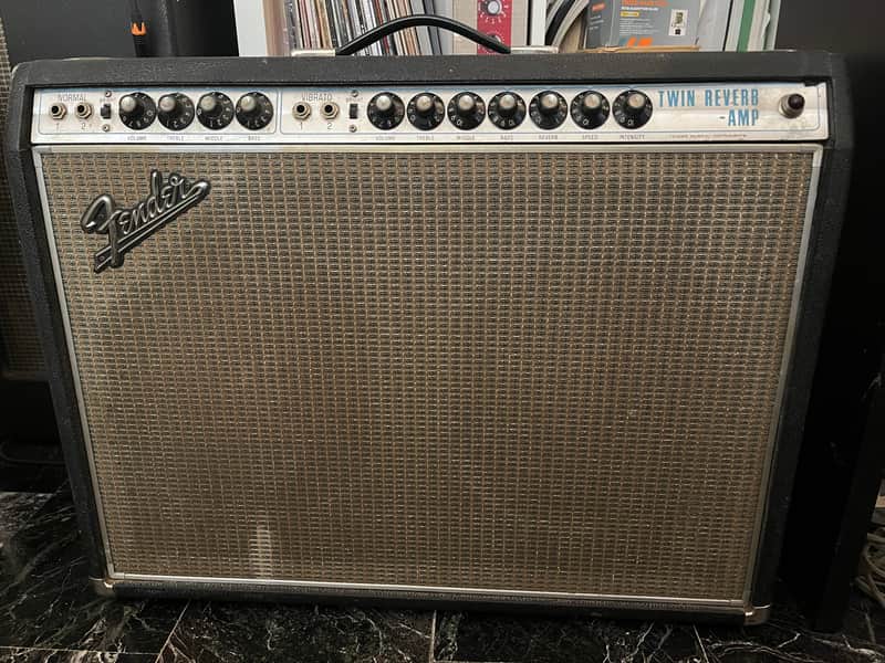 Fender Twin Reverb "Drip Edge" 1968 Silverface image 1