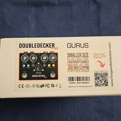 Gurus Double Decker Mkii  Tube PRE-AMP Pedal image 13