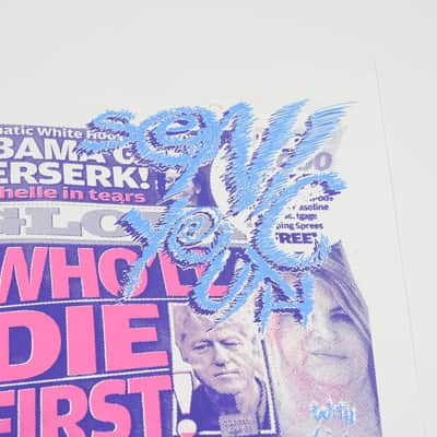 LSD not TMZ poster Sonic Youth 18"x24" Owned by Sonic Youth image 3