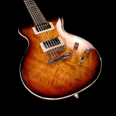 Luthier made semihollow guitar 2026 - Red cherry sunburst image 7