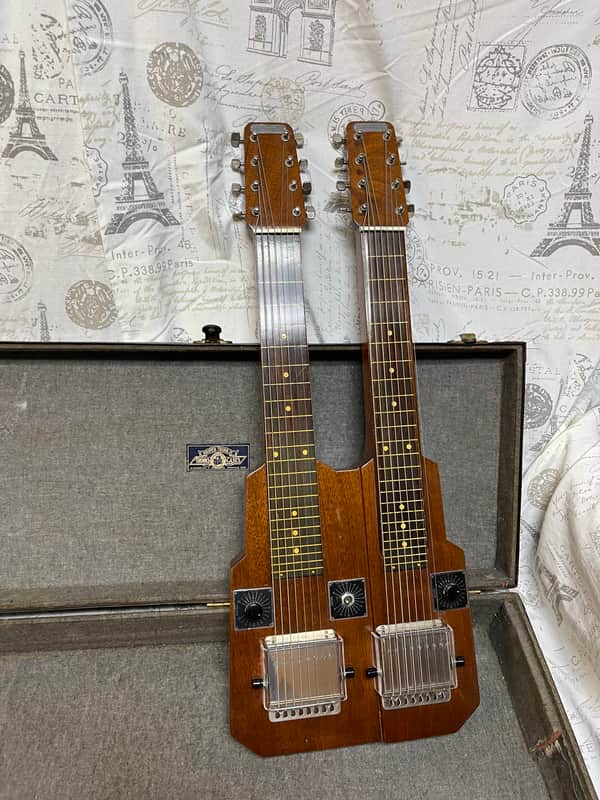 1948 Grady Moore Custom Made Double Neck Lap Steel Guitar image 1