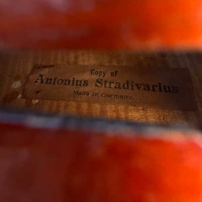 3/4 Size Copy of Antonius Stradivarius Violin w/ Peter Prier Bridge & Case (NO BOW) image 2