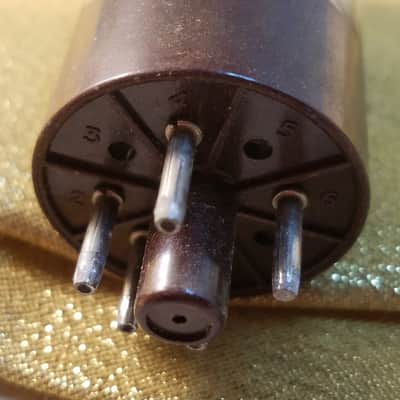 Mullard 5AR4 tNOS AT1000 TESTED Vacuum Tube f32 Blackburn 4-notch plates BROWN BASE rare GZ34 Rectifier 1965 image 4