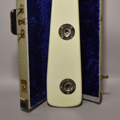 1956 White (Fender) Studio Deluxe 6 Console Steel Guitar Grey Pre-CBS w/OHSC image 3